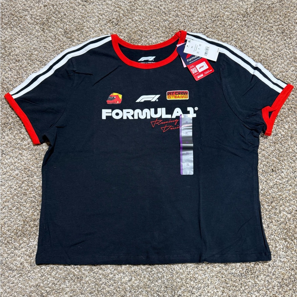 BRAND NEW - Formula 1 Cropped T -XL